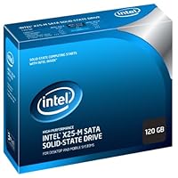 Intel X25M 120 GB Solid State Drive with Internal SATA and Power Cables MLC Flash Technology, 2.5-Inch Form Factor SSDSA2MH120G2K5