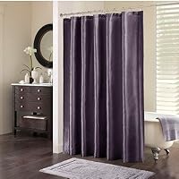 Tradewinds Polyester Shower Curtain in Plum