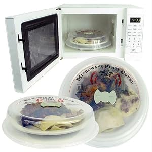 Microwave Plate Cover with Cooling Vent
