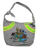 Sesame Street Retro Print Cast Hobo Tote Bag
