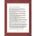 Kunstdruck 'Desiderata' von Anonymous - Bildgr��e 20 cm Breite x H�he 24 cm