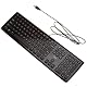 Free Ultra Slim USB Keyboard 105 Keys U12-42382