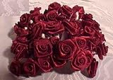 Product icon of 24 Minirosen bordeaux Dekorosen Rosendeko Blumenschmuck