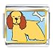 cocker_spaniel35cocker spaniel - Cocker Spaniel Dog Animal Photo Italian Charms Bracelet
