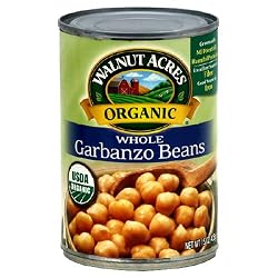 Walnut Acres Organic Beans, Garbanzo, 15 Ounce Cans (Pack of 12)