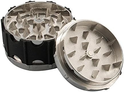 2" 3pc Metal Drum-Shaped Grinder - Assorted Rasta / Biker Designs