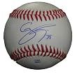 Charles Brewer Autographed ROLB Baseball, Arizona Diamondbacks, Proof Photo