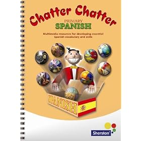 Chatter Chatter Primary Spanish - beginner's Spanish CD-ROM and book from Sherston (home user)