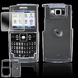Samsung i325 Cell Phone Trans. Clear Protective Case Faceplate Cover With Lens