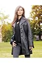 Newport News Leather car coat
