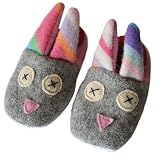 Cate and Levi Handmade Soft Bunny Baby Slippers (Premium Reclaimed Wool and Eco-Friendly Fleece) [並行