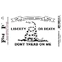 Vinyl Decal- Culpeper Flag