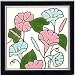 FLOWERS-TRIVETS-WALL PLAQUES-MORNING GLORY TILE by Besheer Art Tile, Bedford, New Hampshire, U.S.A.