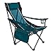 Kijaro Sling Folding Camping Chair - Enjoy the Outdoors in this Outdoor Chair with a Built-in Cup Holders and Side Organizer - Includes a Detachable Pillow - Maldives Blue