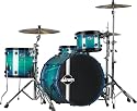 ddrum AMX Ash/Maple Hybrid 4-Piece Drum Shell Pack with 24" kick, Blueburst