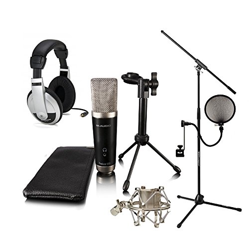 M-Audio Vocal Studio Pack Samson HP10 JamStand Filter Shock mount with Ignite Software