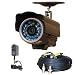 1/3" SONY CCD IR Color Infrared CCTV Camera Outdoor with Free Camera Power Supply And 100ft Video Power Cable IR40SKC 1OF