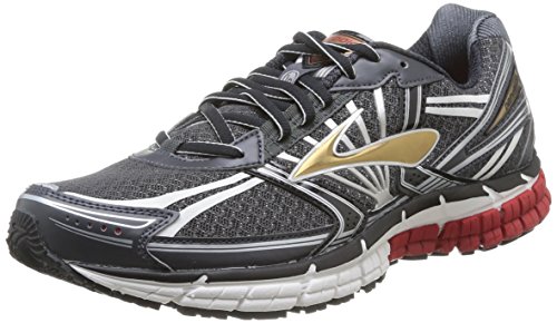 Brooks Men's Defyance 8 Anthracite/RibbonRed/Black 9.5 D
