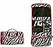 Hot Pink Trim Zebra Hanging Cosmetic Bag the Greatest Bag for Travel!