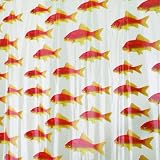 BlissHome, Interdesign, Shower Curtain, Goldfish