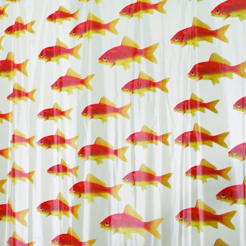 Interdesign Goldfish Design Shower Curtain (26080) Interdesign Goldfish Design Shower Curtain (26080)
