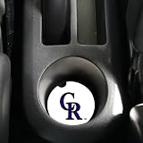 MLB Colorado Rockies 2-Pack Absorbent Car Coasters