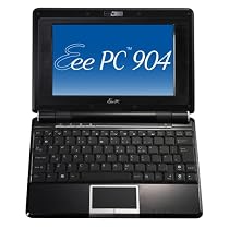 ASUS Eee PC 904HA 8.9-Inch Netbook (1.6 GHz Intel ATOM N270 Processor, 1 GB RAM, 160 GB Hard Drive, XP Home, 6 Cell Battery) Fine Ebony