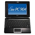 ASUS Eee PC 904HA 8.9-Inch Netbook (1.6 GHz Intel ATOM N270 Processor, 1 GB RAM, 160 GB Hard Drive, XP Home, 6 Cell Battery) Fine Ebony