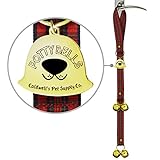 Potty Bells Housetraining Dog Doorbells for Dog Training and Housebreaking Your Doggy. 1.4 Inch Dog Bell with Doggie Doorbell and Potty Training for Puppies Instructional Guide