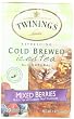 Twinings Mixed Berries Cold Brewed Tea, 20 teabag Box (Pack of 6)