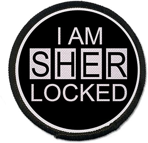 2.5 Inch Sew-on Patch I Am Sherlocked