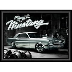 Autos - Mustang 1966, 3D Poster Gerahmt 3D-Poster (gerahmt) (70 x 50cm)