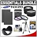 Essentials Bundle for Samsung NX20 Digital Camera and 18-55mm Lens with 2 BP1310 Batteries + 3 UV/FLD/CPL Filters + Hood + Tripod + Telephoto & Wide-Angle Lenses Kit