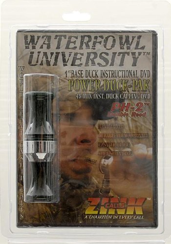Zink Calls Power Duck-PAK Double Reed Duck Call with DVD