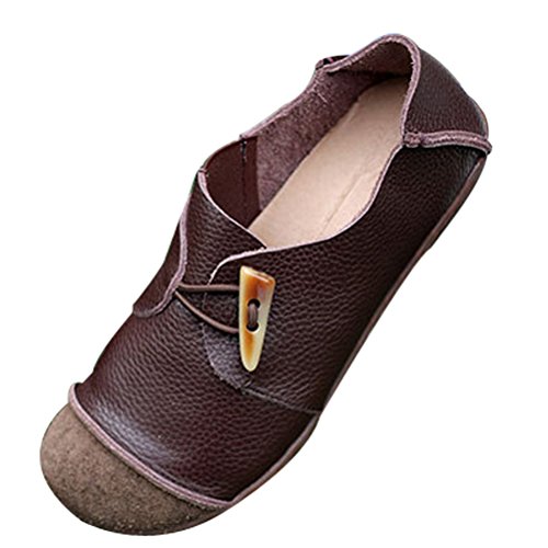Mordenmiss Women's New Flat Round Toe Shoes