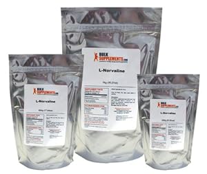 BulkSupplements Pure L-Norvaline Powder (500 grams)