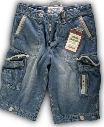 Jet Lag JetLag Shorts Marco denim blau
