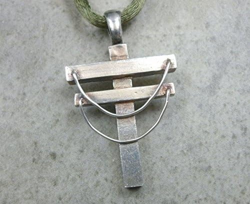 Fine Silver Powerline Pendant- Utility Pole Necklace
