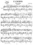 Chopin Mazurka Op. 67, No. 3: Instantly download and print sheet music