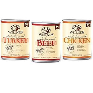 Wellness 95 Percent Wet Canned Dog Food Variety Bundle - 3 Flavors (12 Pack) Wellness 95 Percent Wet Canned Dog Food Variety Bundle - 3 Flavors (12 Pack)