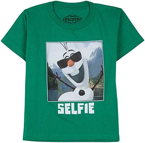 Disney Frozen Little Boys' Olaf "SELFIE" Tee L(7)