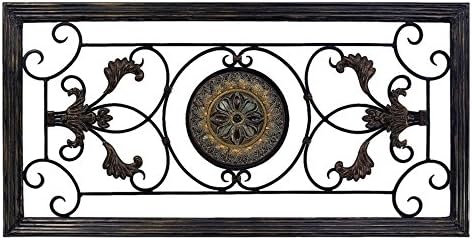 Propacimages 8023 Wall Decor Metal Scroll Fram