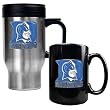 Duke Blue Devils NCAA Stainless Travel Mug And Ceramic Mug Set by Great American Products