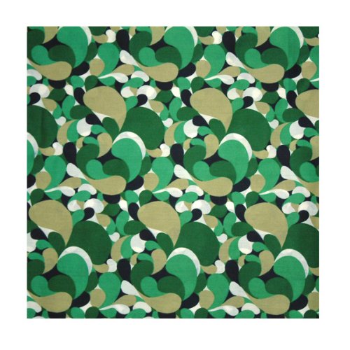 Green Abstract Print 'Splash' Liberty of London Lawn Cotton Handkerchief