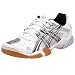 ASICS Women's GEL-Domain Court Shoe,White/Black/Silver,9 B US