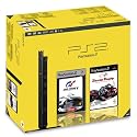PlayStation 2 Konsole PS2 black inkl. Gran Turismo 4 + TouristTrophy Bundle