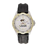 Missouri Tigers MO with Tiger Head All Star Watch with Leather Band - Men's