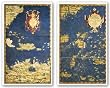 Map of the Philippines-Map of the Caribbean and Venezuela Set by Egnazio Danti 26.25"x15.5"