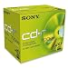 Sony - CD-R, 48x, 700 MB nach ISO-9660-MODE-1, Jewel Case,10 CD-Rs mit je 80 Minuten