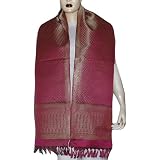 Long Scarf Brocade Silk Ladies Accessories 22 x 72 inches